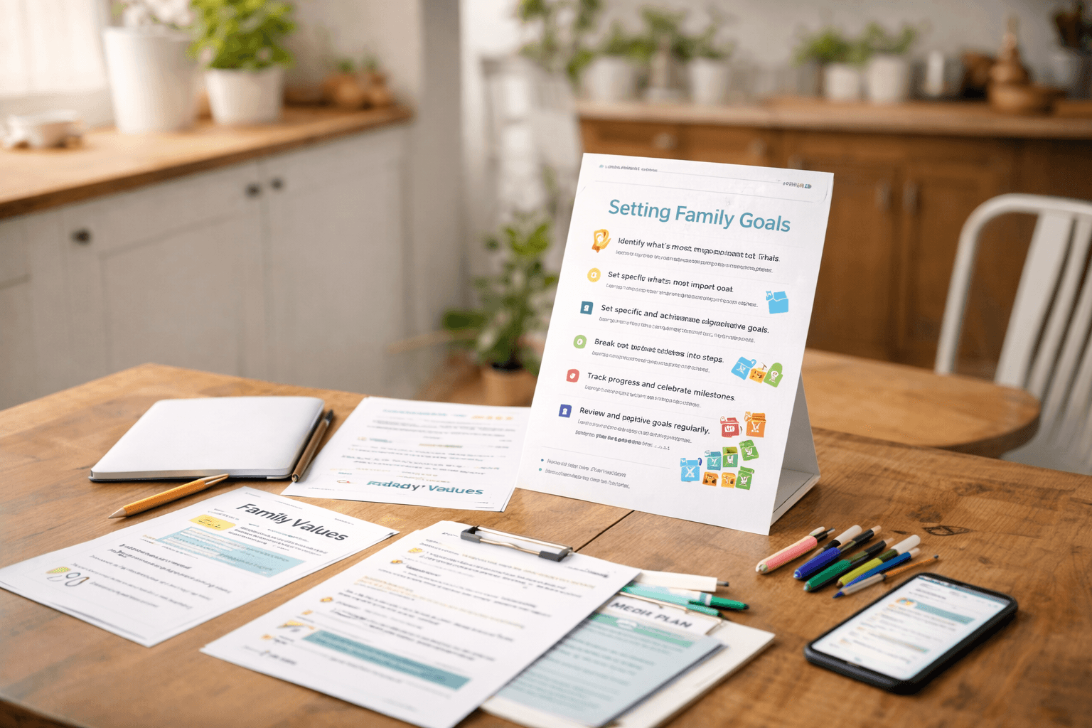 Parent guides and worksheets